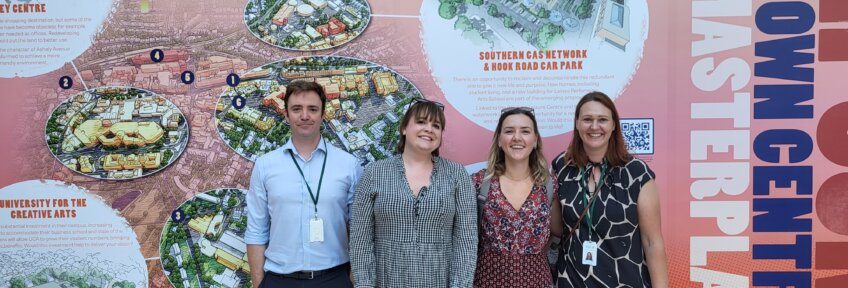 Digital Planning team on visit to Local Authority piloting digital engagement in the community